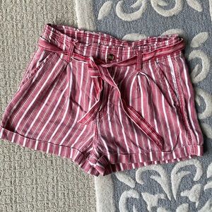 American Eagle striped shorts